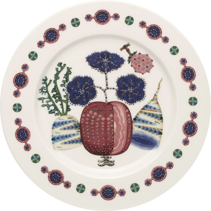 Iittala Taika Tallerken 22 cm Sato Multifarvet