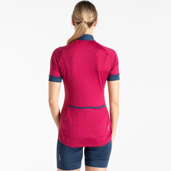 Maillot vélo DARE 2B PEDAL THROUGH IT II JERSEY BERRY PINK MARL