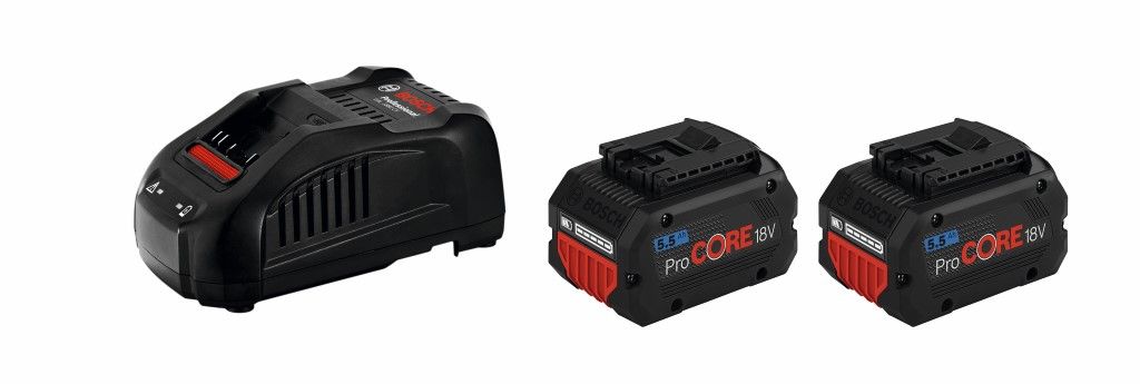 18V Li-ion accu starterset (2x5.5Ah)   lader - 1600A0214C