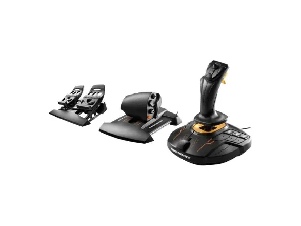 ThrustMaster T.16000M FCS Flight Pack - Joystick, speeder og pedaler - kablet - for PC