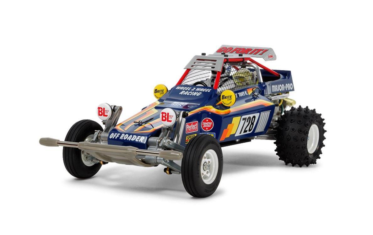Fighting Buggy Bausatz, 1:10<br>Neuauflage des Tamiya Fighting Buggy von 1982