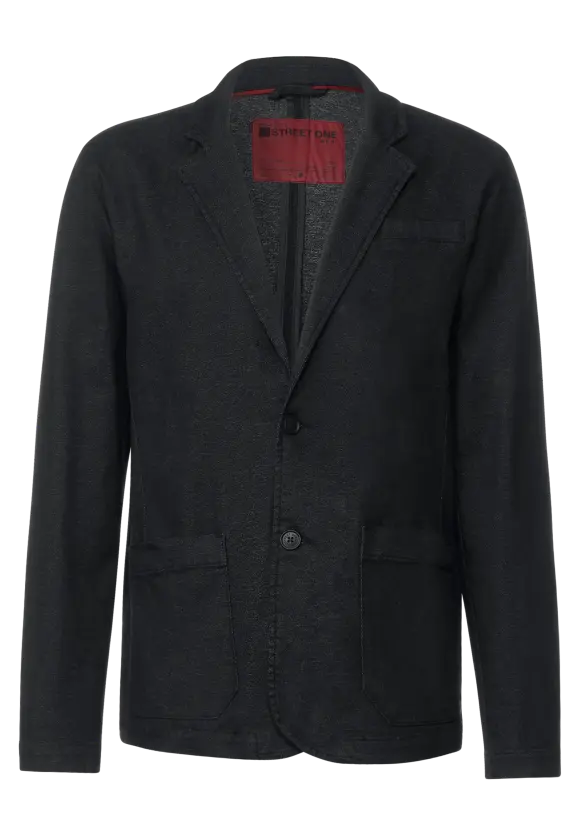 Garment dye Blazer - Black
