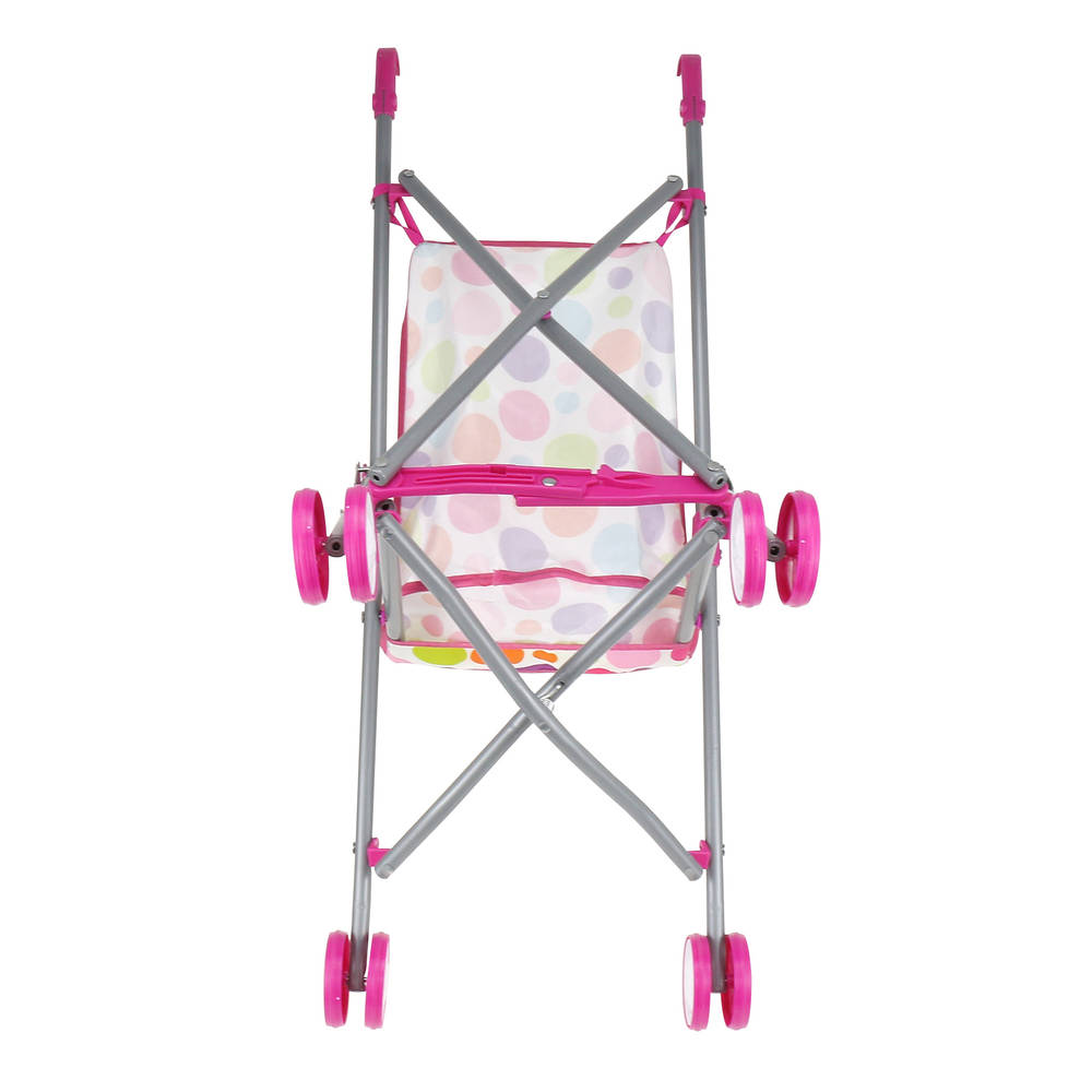 Poppenbuggy met stippen