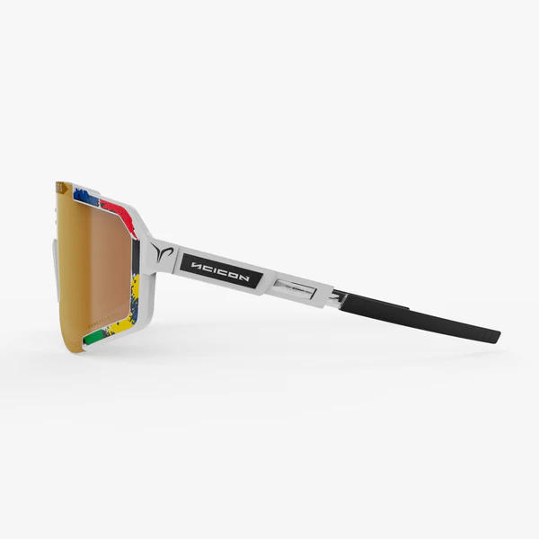 Scicon Aeroscope cykelbriller world champion white gloss/multimirror bronze