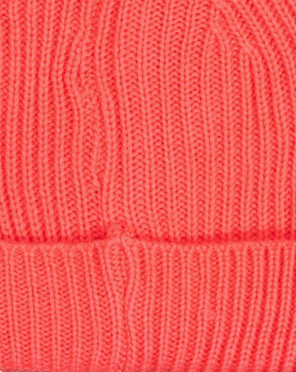 Strick-Mütze VELICI in flu red