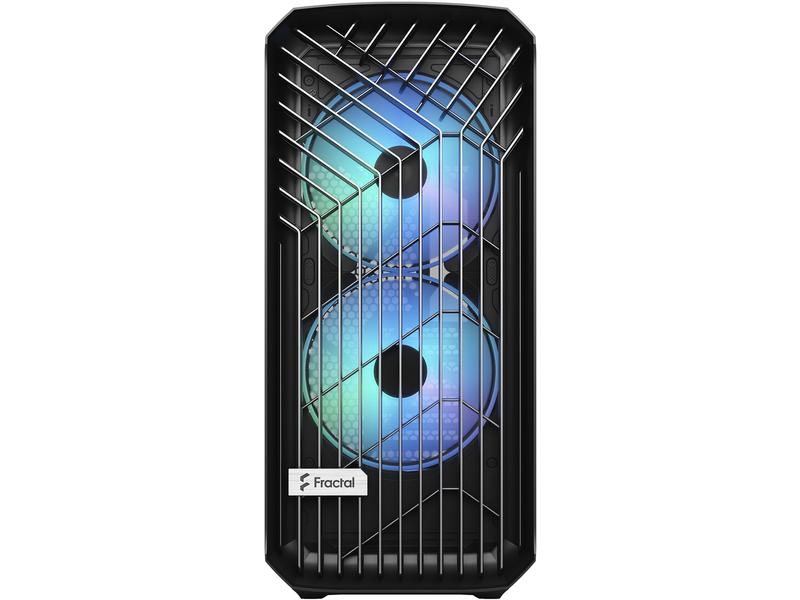 Fractal Design PC-Gehäuse Torrent RGB TG Schwarz Elegantes, kompaktes Big-Tower mit Sichtfenster und RGB Beleuchtung