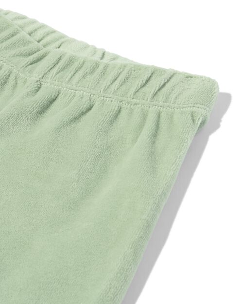 pyjama velours vert clair