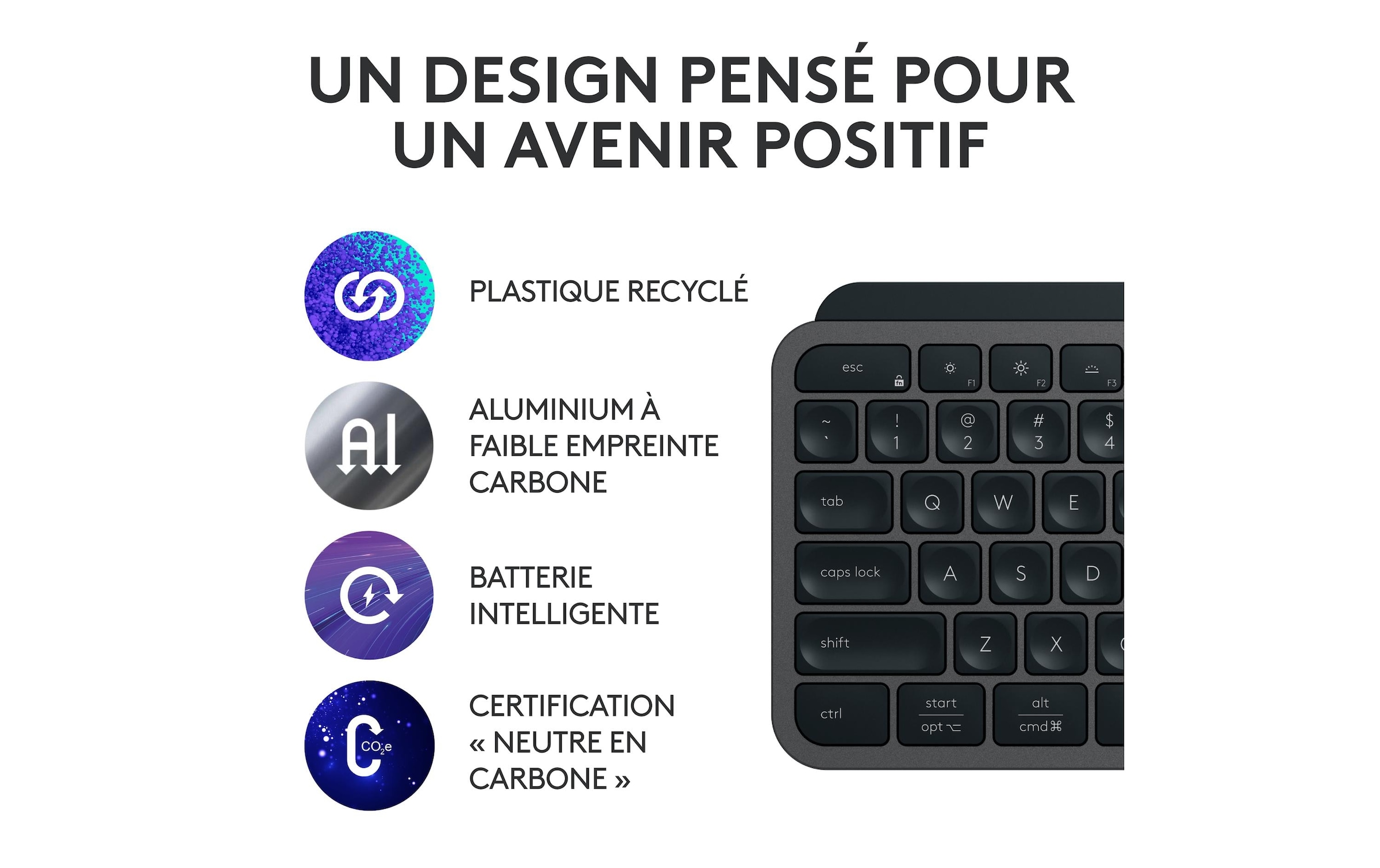 Logitech Wireless-Tastatur »MX Keys S CH-Layout« ()