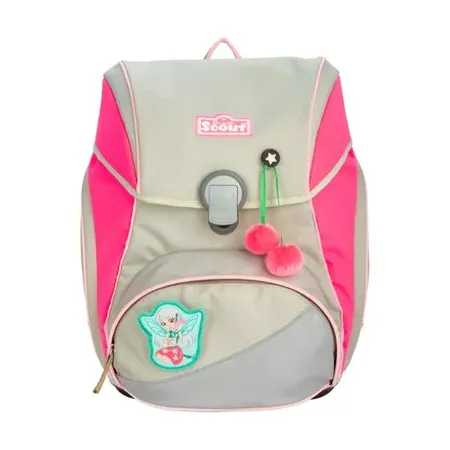 Scout Schulranzen-Set Alpha DIN Pink Cherry, 4-teilig