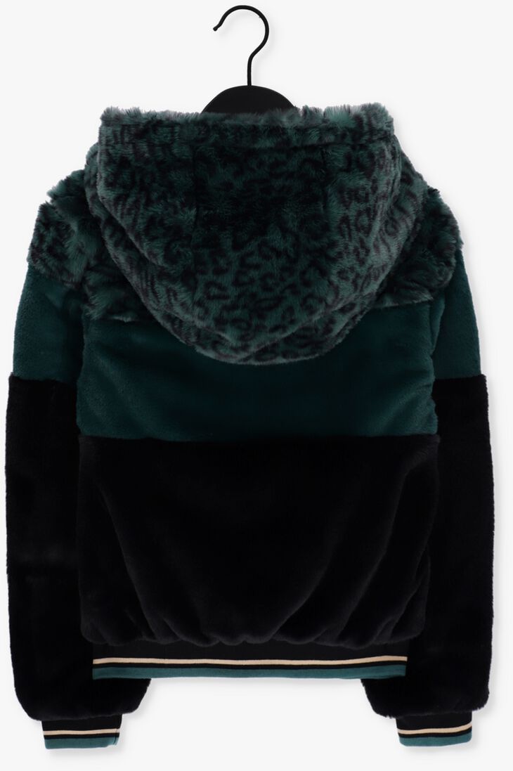 CARS JEANS zwarte cars jeans faux fur jas kids gissy
