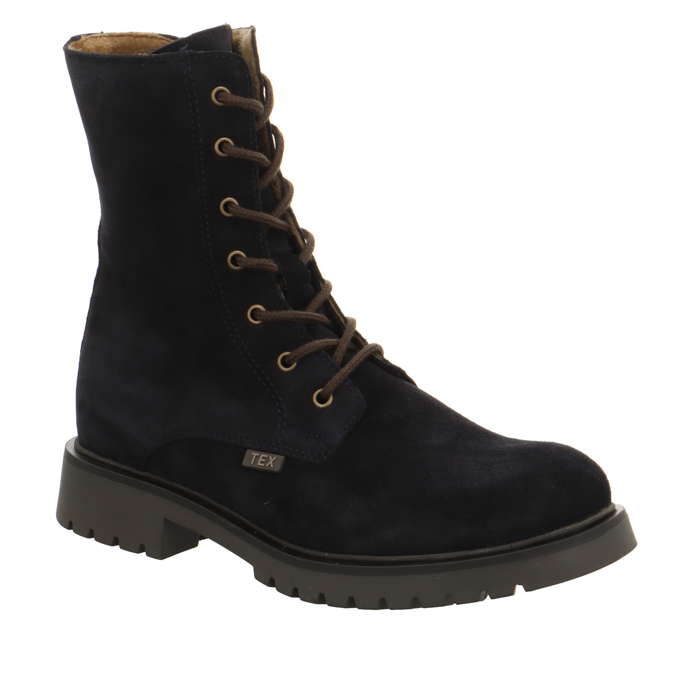 Schnürboots blau