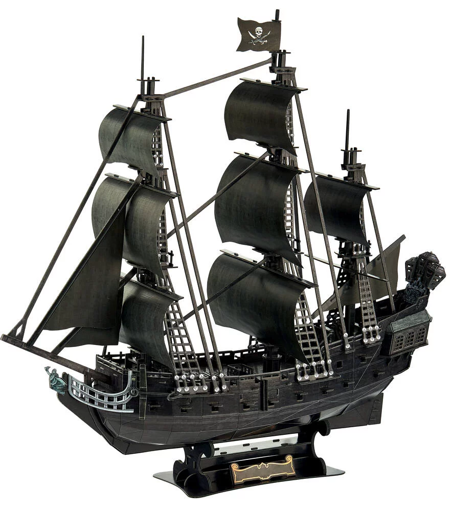 PIRATE DES CARAIBES BLACK PEARL - PUZZLE 3D LED -  293 PIECES