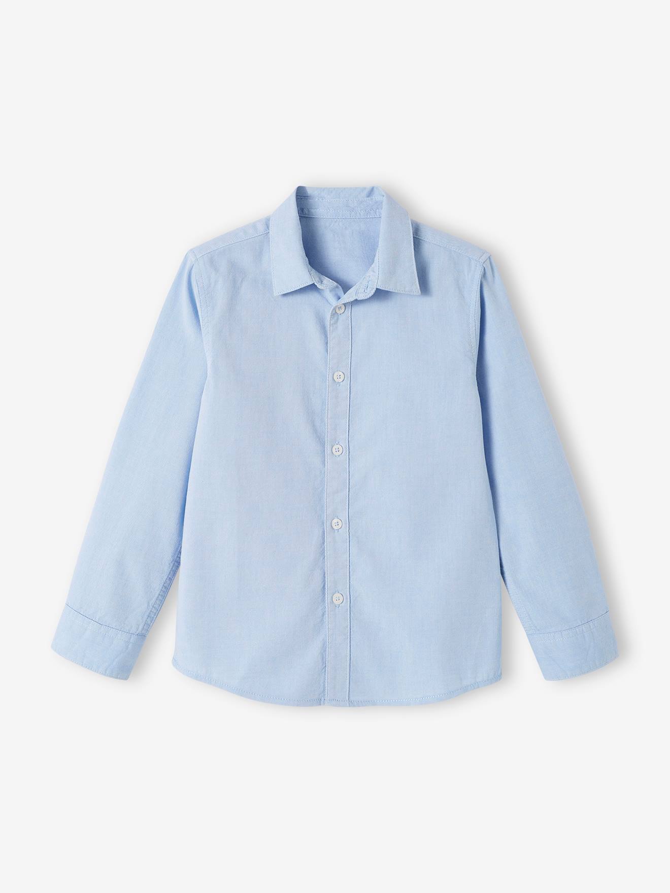 Camisa Oxford branca para meninos