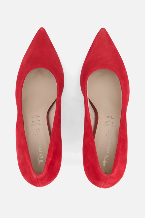 Tamaris Pumps rood Suede