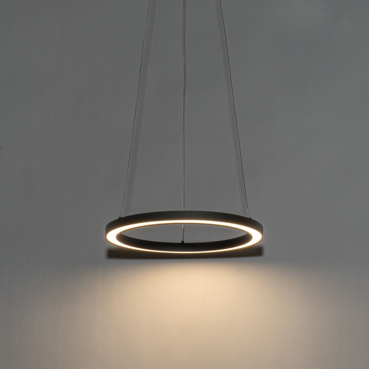 Hanglamp zwart 40cm incl. LED 3-staps dimbaar - Girello