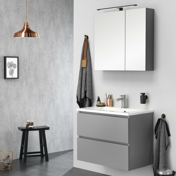 Tiger Spiegelverlichting Ancis Zwart 40cm