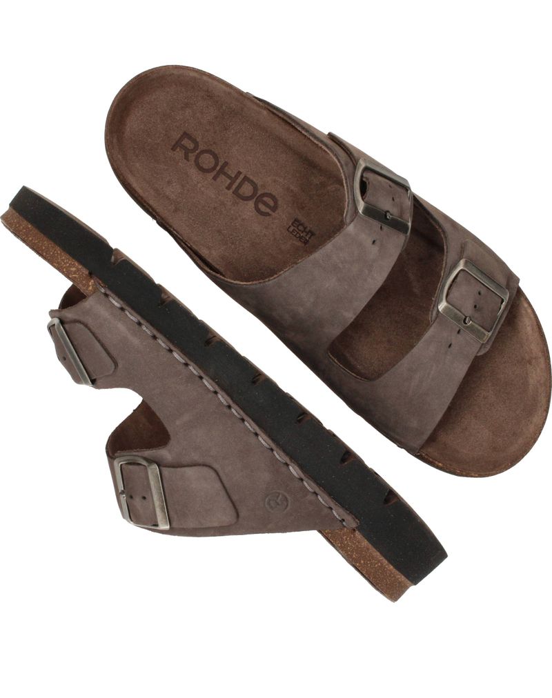 Rohde Slippers Bruin Heren