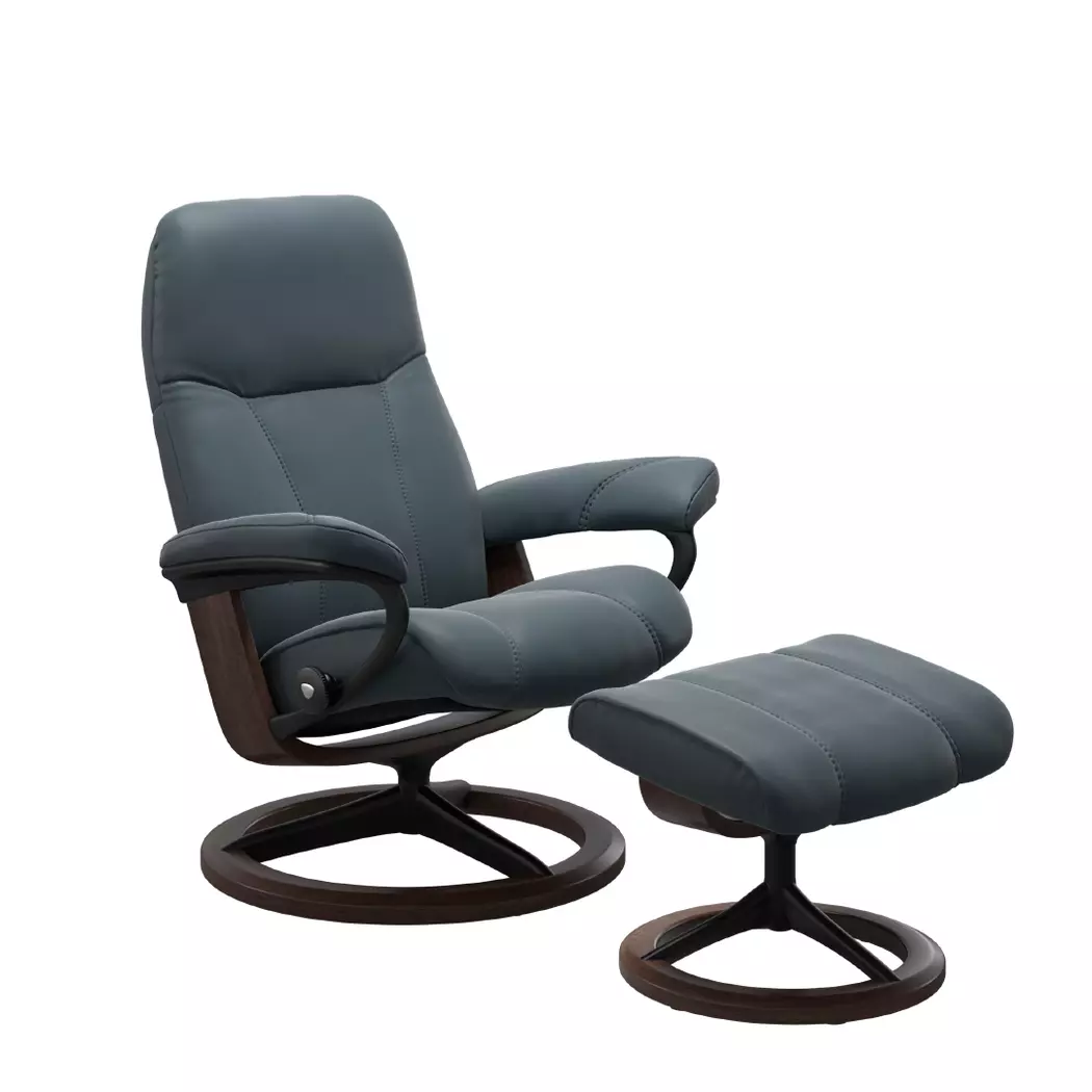 Sessel mit Hocker Consul Signature