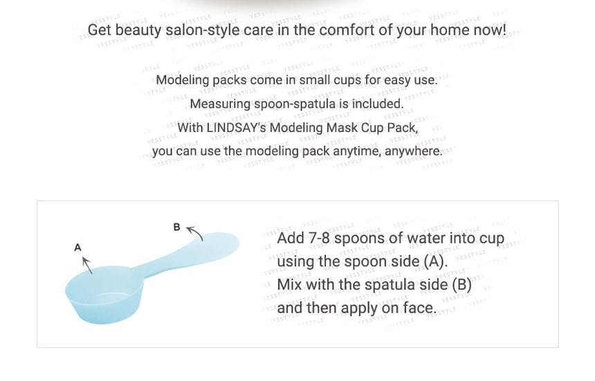 LINDSAY - Modeling Mask Cup Pack - 8 soorten