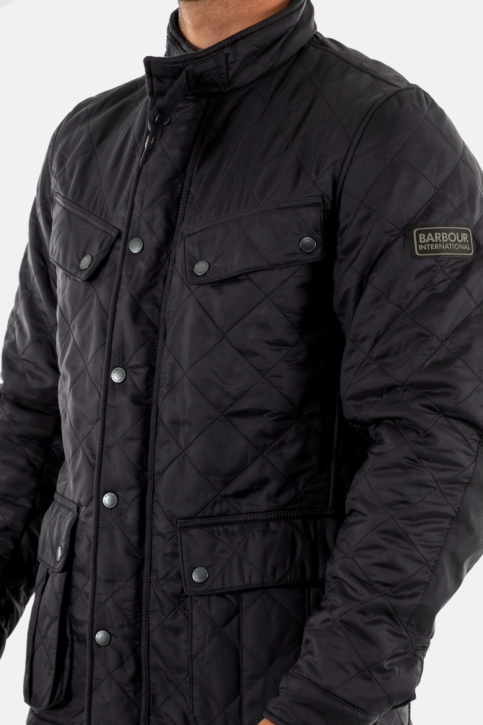 blousons et vestes barbour intl tourer ariel polarquilt ny91 navy
