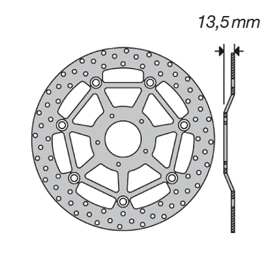 France Equipement - Disque de frein FE.FL93503