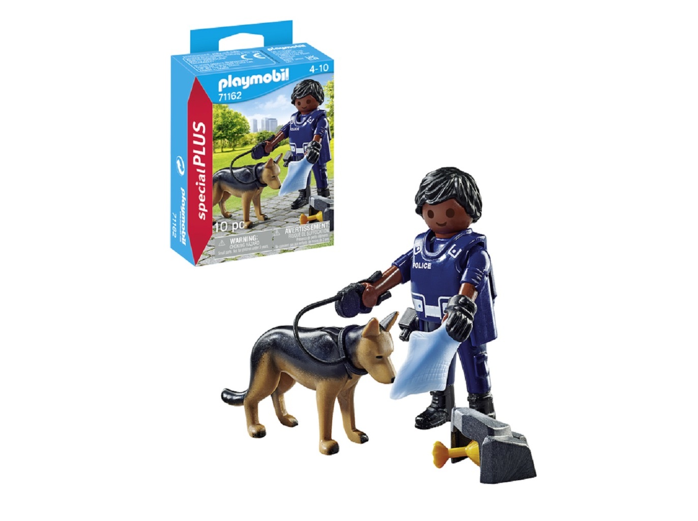 POLÍCIA COM CÃO PLAYMOBIL