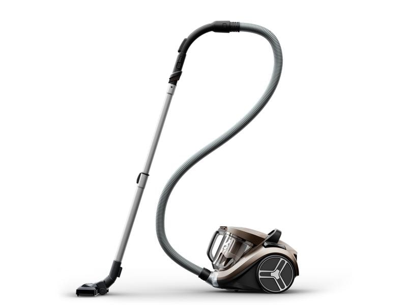 Rowenta Bodenstaubsauger Compact Power XXL Animal Schwarz Leistungsstarker Staubsauger ohne Beutel