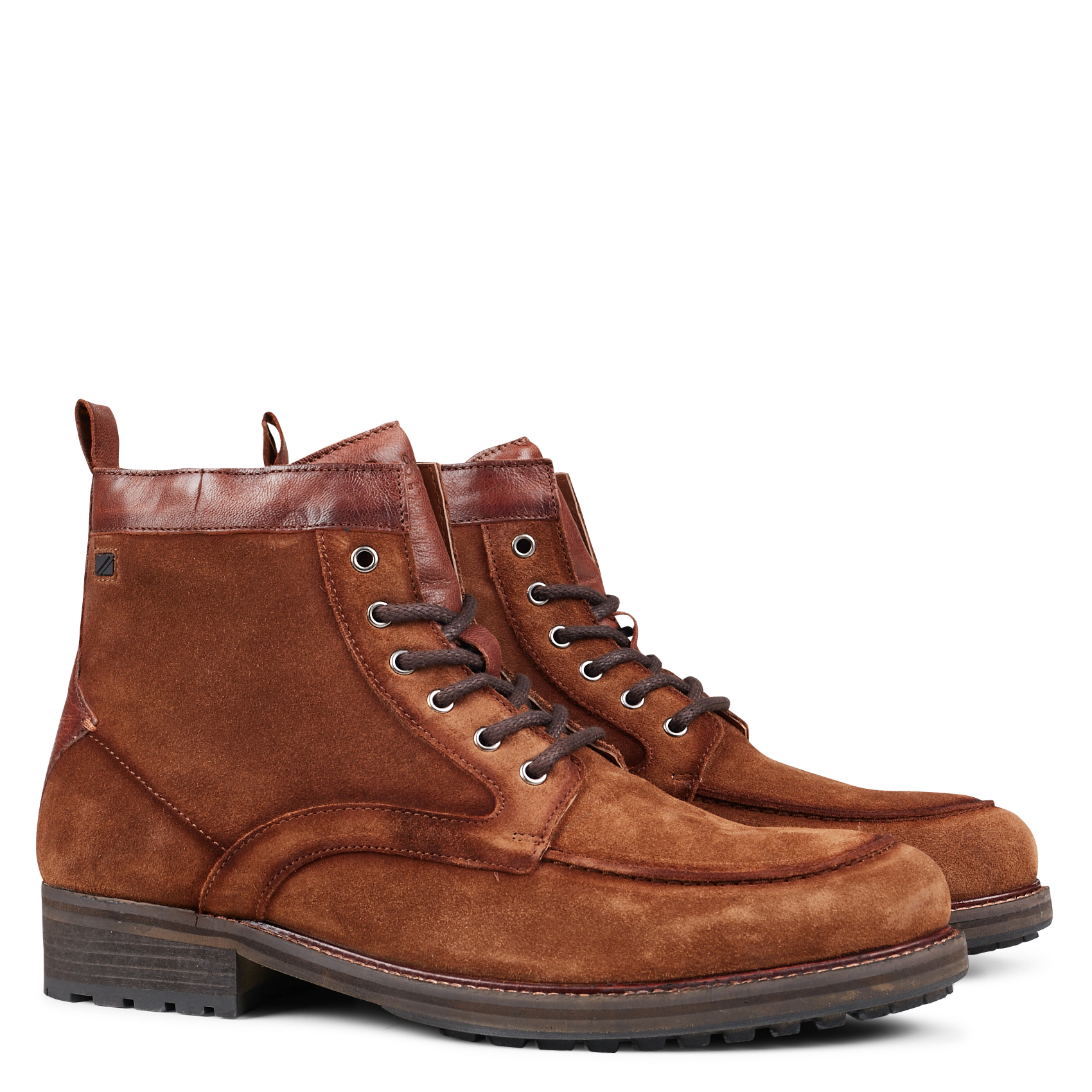 MELTING MED WORKER - Bottines à lacets en cuir | Marron