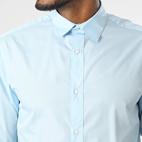 Chemise Manches Longues Victor Bleu Ciel