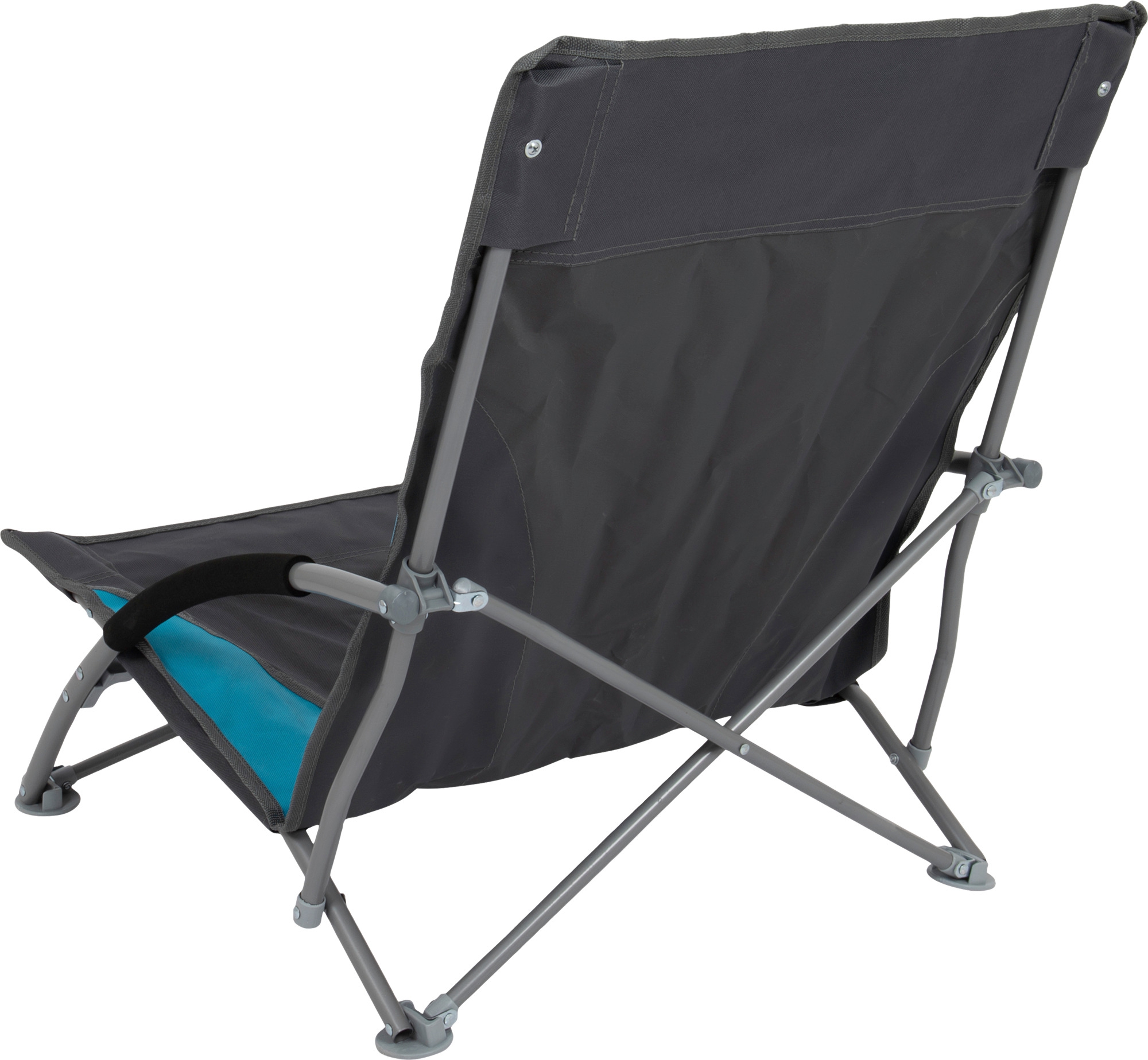 Bo-Camp Strandstuhl Kompakt Saint-Malo Blau/Grau