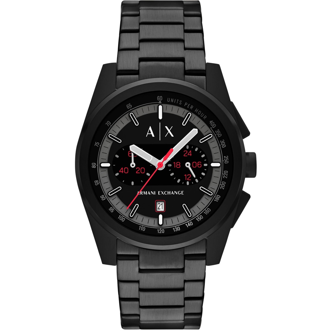 Armani Exchange Parker Chronograph Schwarz 42mm