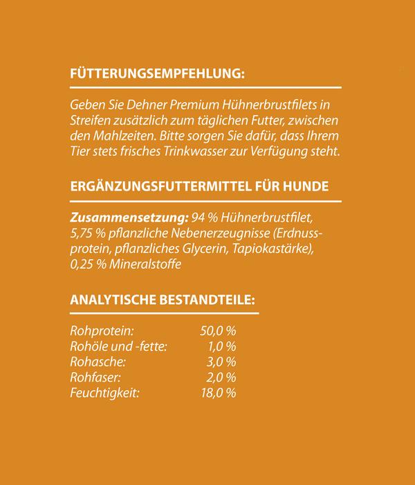 Dehner Premium Hundesnack Hühnerbrustfilet in