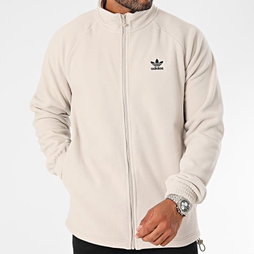 Sweat Zippé Polaire Trefoil IM4491 Beige