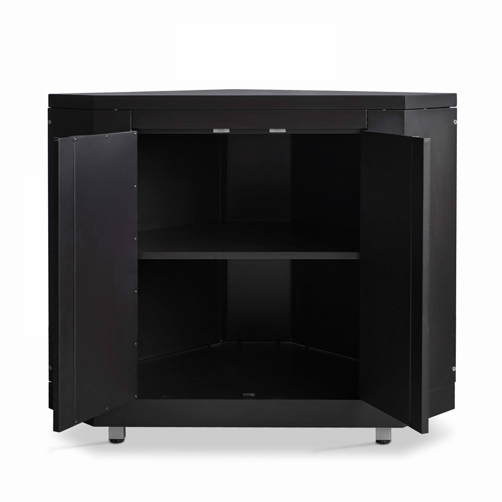 Meuble d'angle pour cuisine extérieure