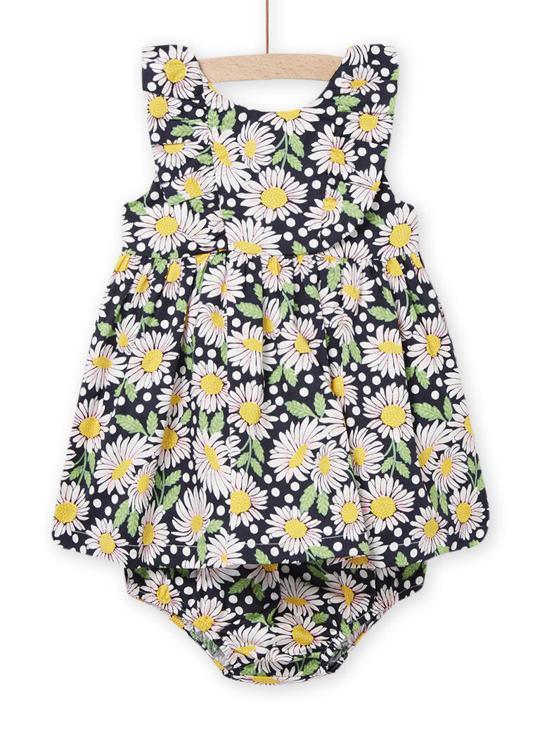 Robe et bloomer imprimé fleuri bébé fille