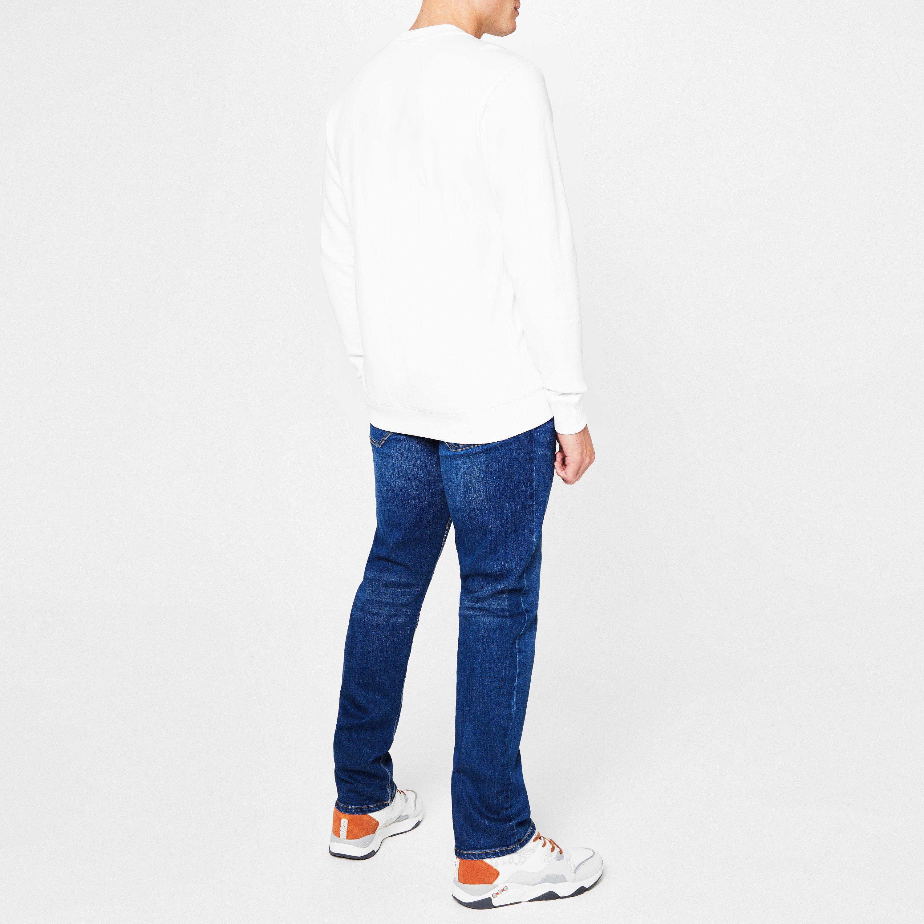 Lee Cooper Belted Jeans Mens