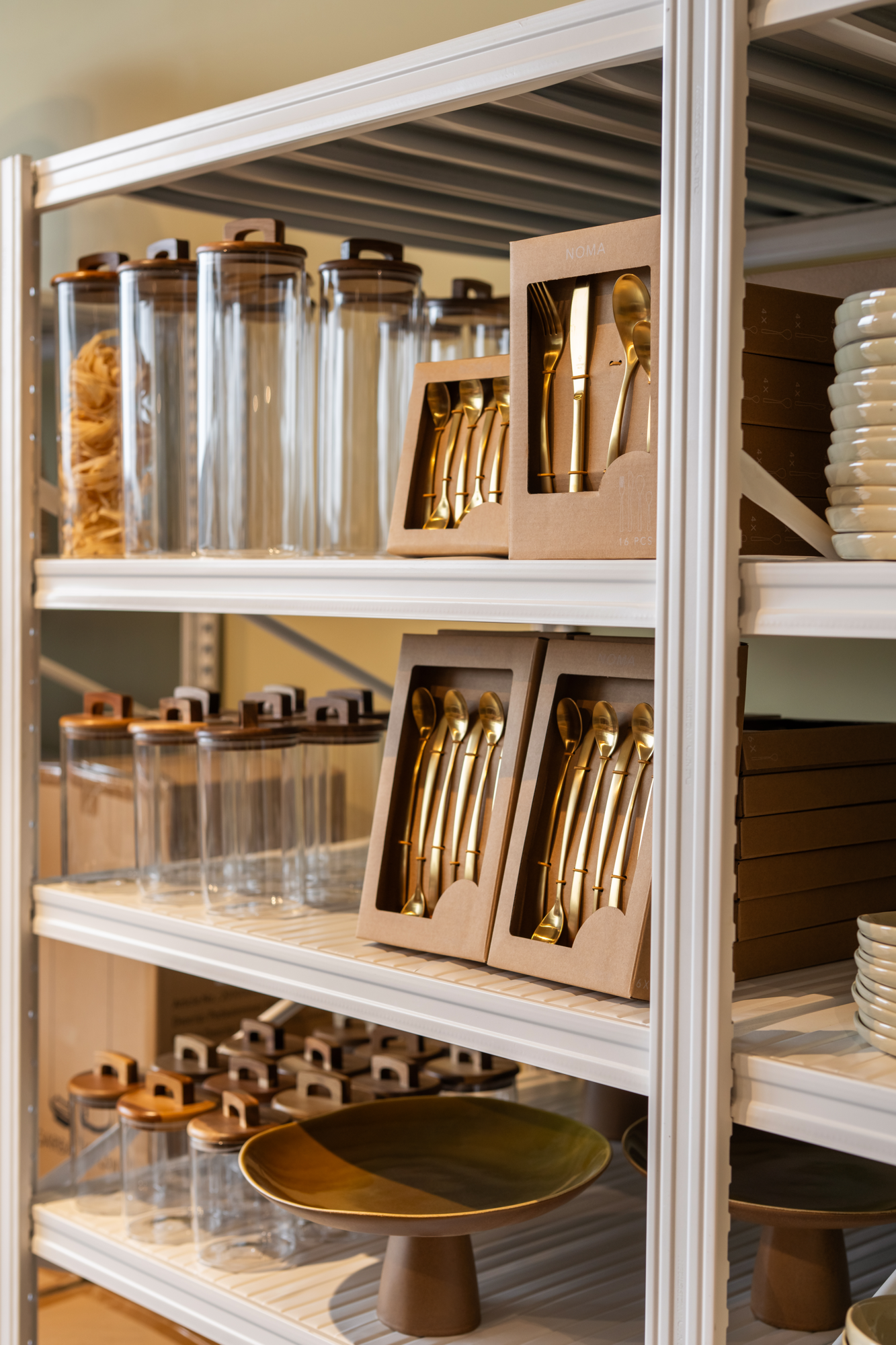 Theelepels Noma champagne - set van 6