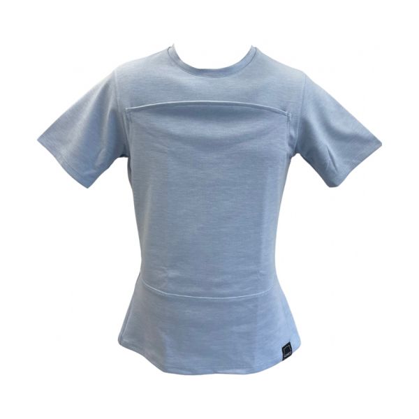 Womboo Buidelshirt - Man - Maat S - Lichtblauw