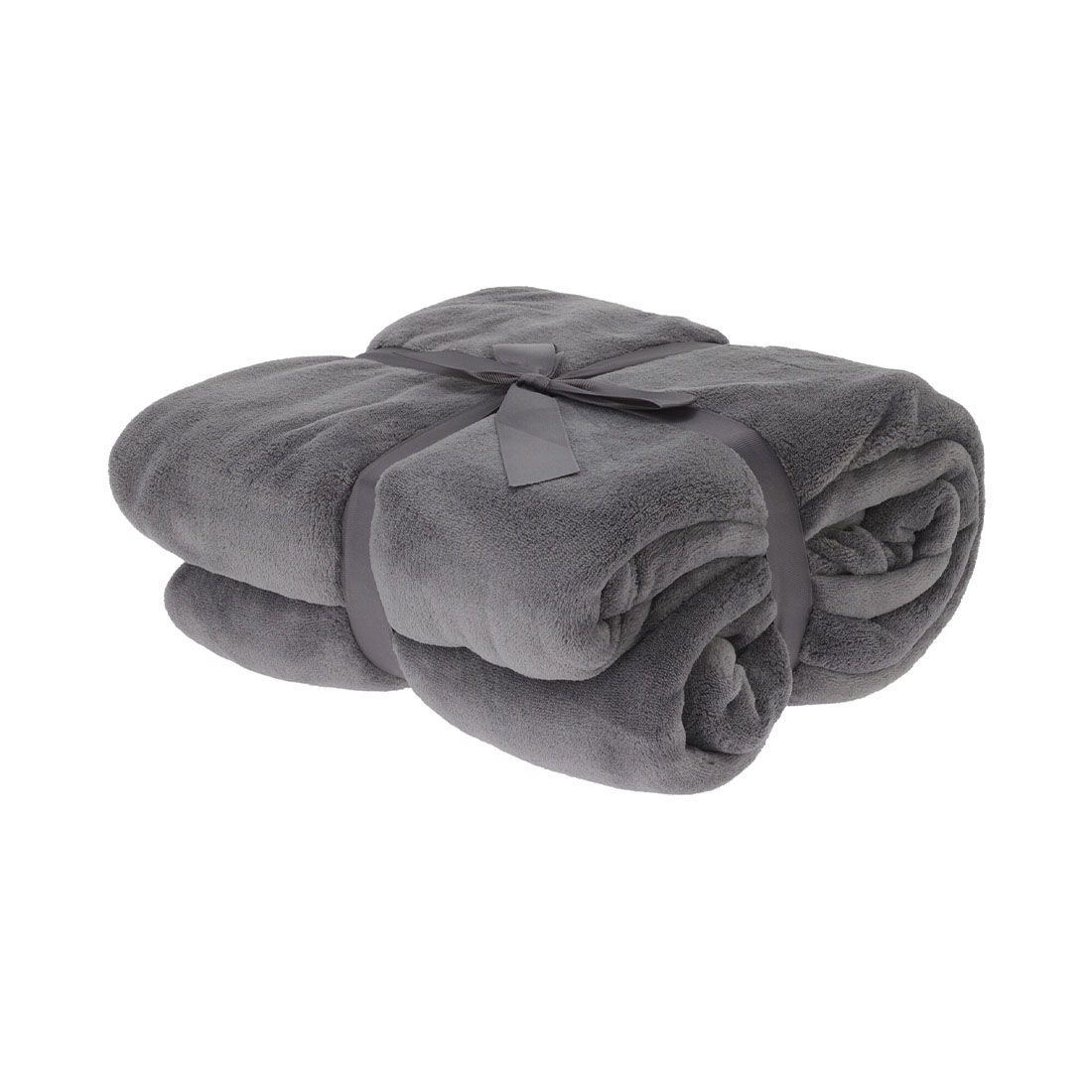 FS-STAR Fleece Decke 180 x 230 cm grau