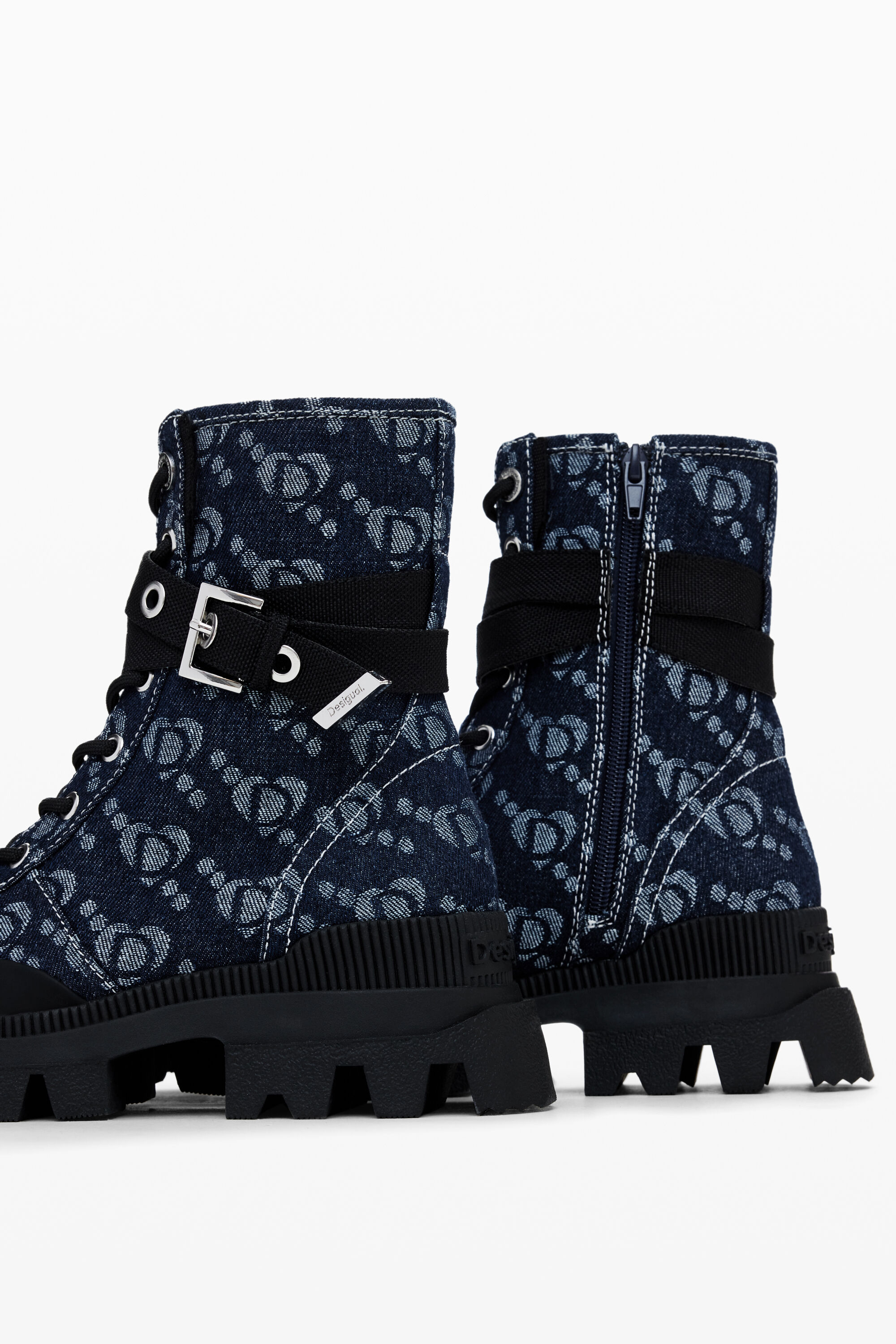bota trucker de jeans