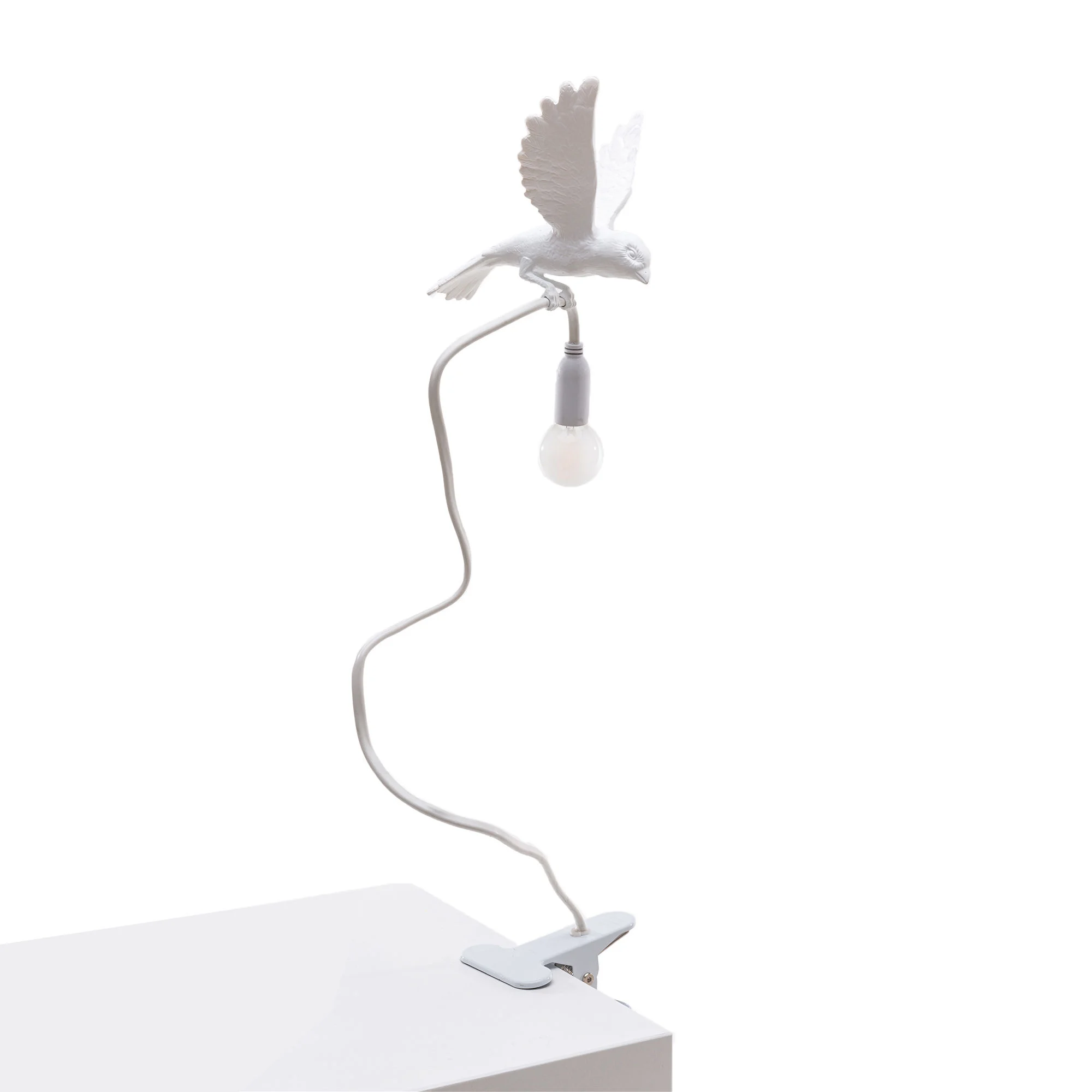 SPARROW / TAKING OFF - Spot à pince | Blanc
