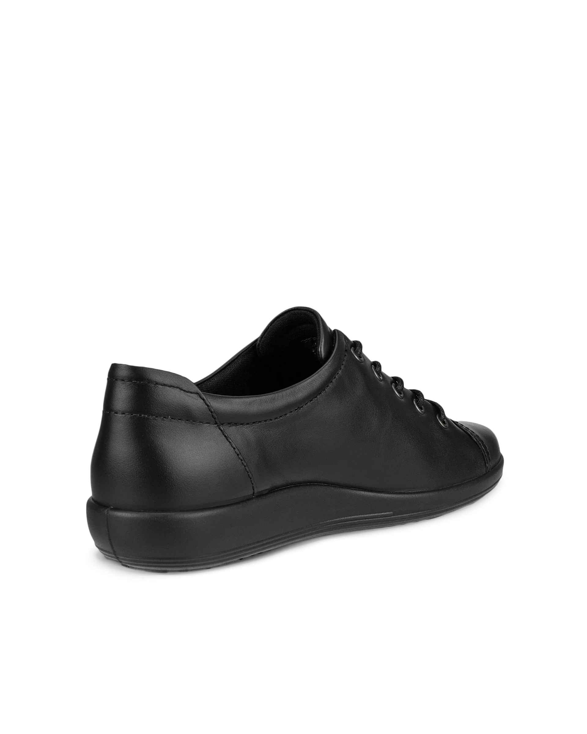 ECCO SOFT 2.0 Damen Ledersneaker Schwarz