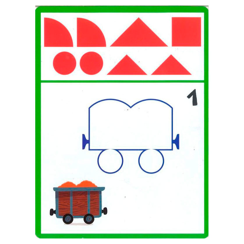 Djeco Eduludo Vormen, 36dlg.