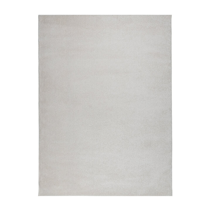Laagpolig vloerkleed – Essenza creme | Effen vloerkleed