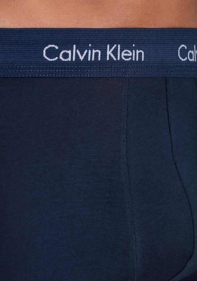 Calvin Klein Underwear Trunk »CK TRUNK 3 PACK«, 3 Stk. in blautönen mit Logo-Elastikbund