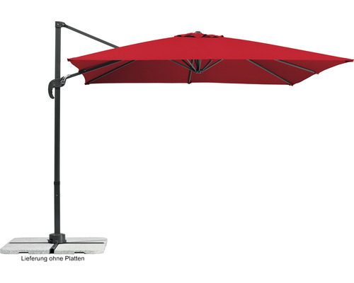 Rhodos Junior Schneider Parasol Tuinparasol 270 x 270 cm rood