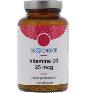 TS Choice Vitamine D3 25 mcg Tabletten 360TB