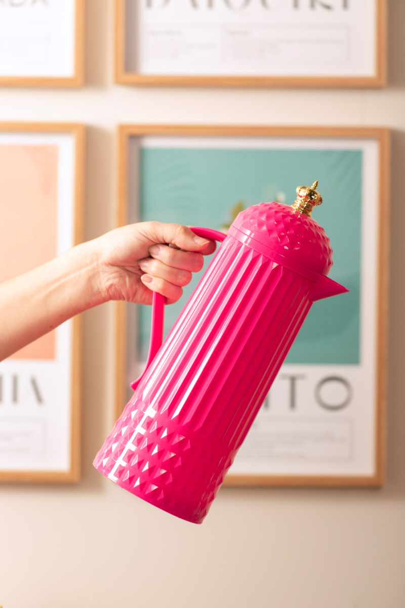 Thermos Bottle Crown PT4291BP Bright pink
