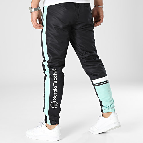 Pantalon Jogging A Bandes Den 39917 Noir Vert
