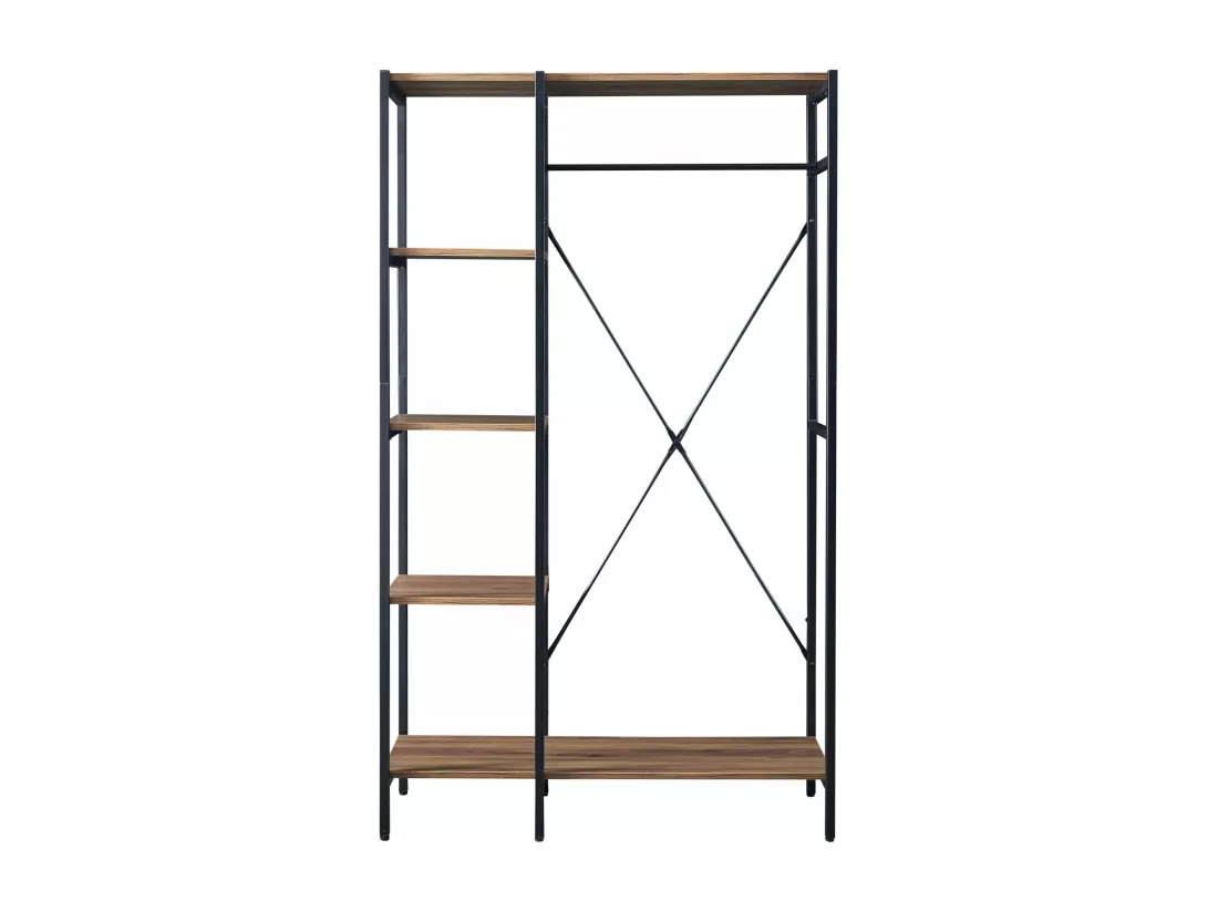 Portant à vêtements hvidovre bois marron 100 x 35 x 170 cm 03_0008135